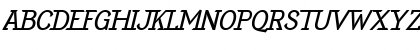 Download EquipoizeSerif Italic Font Uppercase Preview