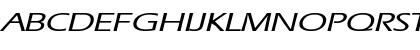 Download Eric Extended Italic Font Uppercase Preview