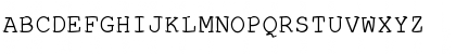 Download EscapeTypewriterC Regular Font Uppercase Preview