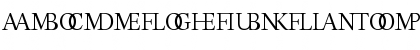 Download EstaLigatures Regular Font Uppercase Preview