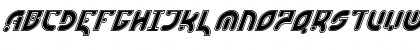 Download EstukiOutlineItalic Regular Font Uppercase Preview