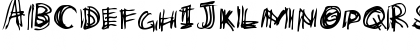Download etchy Regular Font Uppercase Preview