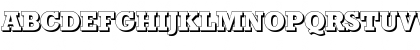 Download EugeneBeckerShadow-ExtraBold Regular Font Uppercase Preview