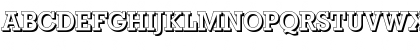 Download EugeneBeckerShadow-Medium Regular Font Uppercase Preview