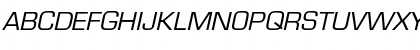 Download Euramode Italic Regular Font Uppercase Preview