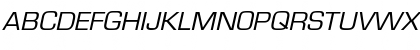 Download EurasiaWide Italic Font Uppercase Preview