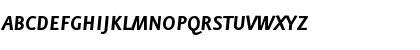 Download EurekaSans-BoldItalic Regular Font Uppercase Preview