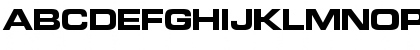 Download Euro Technic Extended Bold Font Uppercase Preview