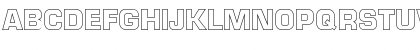 Download Euro Technic Outline Bold Font Uppercase Preview