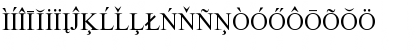 Download European-Serif Regular Font Uppercase Preview