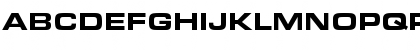 Download Eurostar Black Extended Regular Font Uppercase Preview