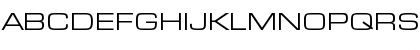 Download Eurostar Regular Extended Regular Font Uppercase Preview