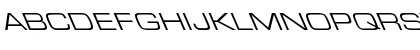 Download Eurostile Extended-Roman-Lefty Regular Font Uppercase Preview