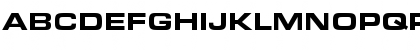 Download Eurostile Becker Black Extd Regular Font Uppercase Preview