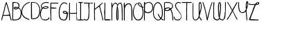 Download Everytime I Miss You Regular Font Uppercase Preview