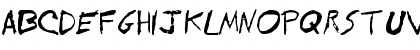 Download EVOL Regular Font Uppercase Preview