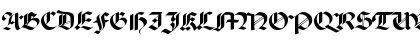 Download Excalibur SF Regular Font Uppercase Preview