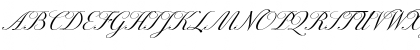Download Excelsior Script Extended Regular Font Uppercase Preview