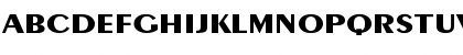 Download Exotic-Bold Wd Regular Font Uppercase Preview