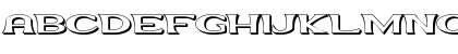 Download Extrano - Sombra Regular Font Uppercase Preview