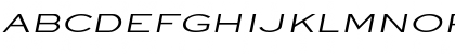 Download EyeglassExtended Italic Font Uppercase Preview