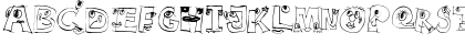 Download EyesAlphabet Regular Font Uppercase Preview