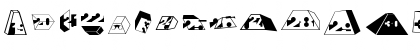 Download EyeSee Regular Font Uppercase Preview