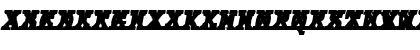Download JMH Typewriter mono Black Cross Italic Font Uppercase Preview