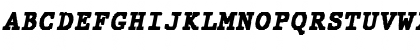 Download JMH Typewriter mono Black Italic Font Uppercase Preview
