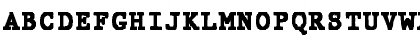 Download JMH Typewriter mono Black Regular Font Uppercase Preview