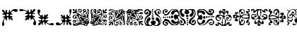 Download FCaslonOrnamentsITCTT Regular Font Uppercase Preview