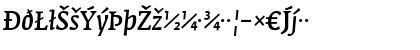 Download FedraSerifA Regular Font Uppercase Preview