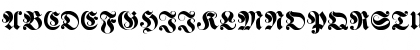 Download Fette Haenel Fraktur Regular Font Uppercase Preview