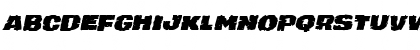 Download Jugger Rock Expanded Italic Expanded Italic Font Uppercase Preview
