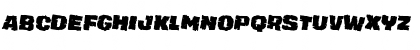 Download Jugger Rock Rotated 2 Regular Font Uppercase Preview