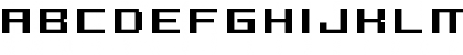 Download FFF Reaction Bold Extended Regular Font Uppercase Preview
