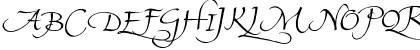 Download FineHand (SwashCaps) Regular Font Uppercase Preview