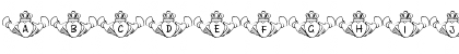 Download FL Claddagh Regular Font Uppercase Preview