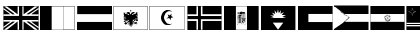 Download Flags Normal Font Uppercase Preview