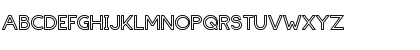 Download FortuneCity Outline Regular Font Uppercase Preview