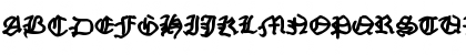 Download FraktSketchFS Regular Font Uppercase Preview