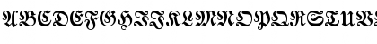 Download Fraktura Regular Font Uppercase Preview