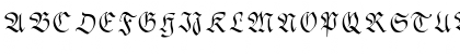 Download FrakturaFonteria Regular Font Uppercase Preview