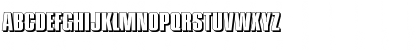 Download FrankBeckerShadow-ExtraBold Regular Font Uppercase Preview