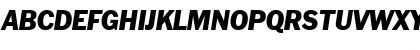 Download FrankGoth BT Italic Font Uppercase Preview