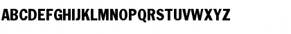 Download FranklinGothic-Cond Regular Font Uppercase Preview