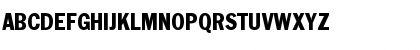 Download FranklinGotTRegCon Regular Font Uppercase Preview