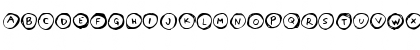 Download Letters in Circles Regular Font Uppercase Preview