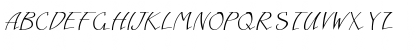 Download FreeHandCyr Italic Font Uppercase Preview