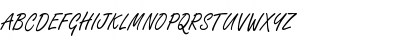 Download FreestyleScrDEE Regular Font Uppercase Preview
